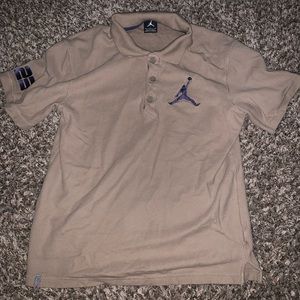 Jordan button up T shirt